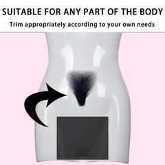 Invisible Realistic Fake Body Hair for Men & Women – Chest & Bikini Hairs