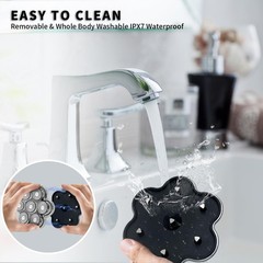 Uptard Magnetic Head Shaver Replacement Heads 7 Double Ring Waterproof Rotary