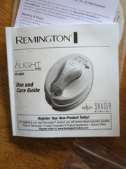 Remington IPL6000 iLIGHT Pro PLUS Quartz Light Hair Removal System Laser