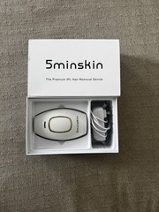 5minskin IPL Hair Removal Device White Corded Electric Model Premium