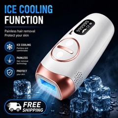 • IPL Hair Removal with Ice Cooling – Free Shipping