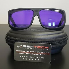 LASER SAFETY GLASSES | LASER GOGGLES |CANDELA VBEAM DYE LASER 576-600nm-Fitover