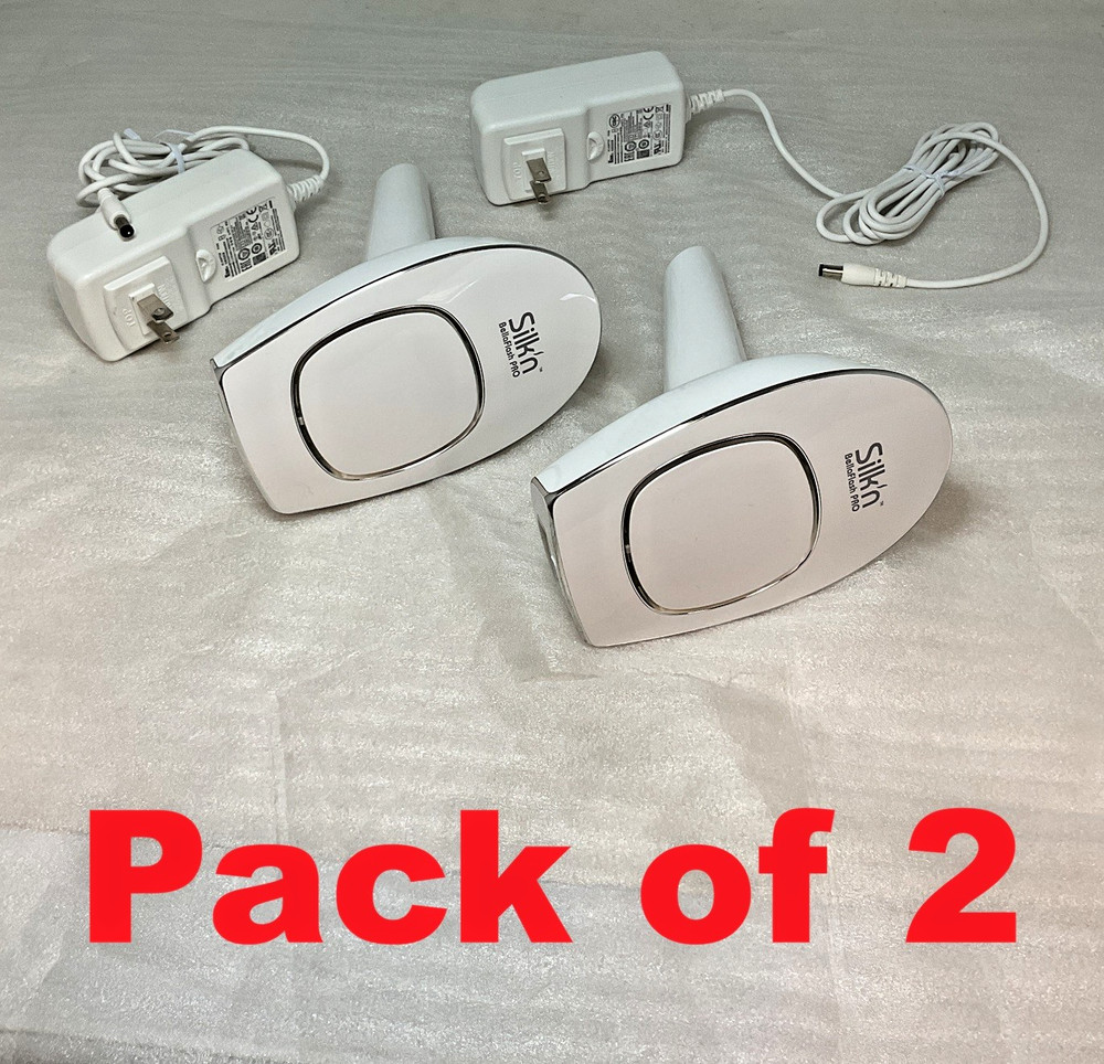 Pack of 2 Silk’n BellaFlash Pro Laser HPL IPL Touch & Glide Hair Removal Device