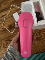 INIA HAUTE Pro Sapphire Ice Cooling IPL Hair Removal Device Pink FDA Cleared