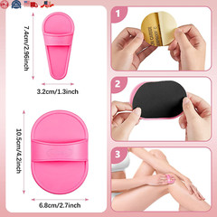102 Pieces Hair Removal Pad Sets Smooth Away Hair Removal Kit 2 Sizes Smooth