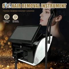 4-Wave Ice Painless Diode Laser Full Body Permanent Hair Removal Salon Machine