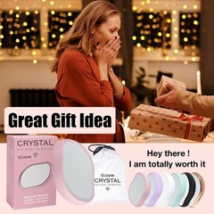 Crystal Hair Eraser,Physical Glass Hair Removal,Reusable Nano Hair Remover Stone