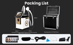 2IN1 Diode Pico Laser Ice Cooling Hair Reduction Pigment Removal Beauty Device