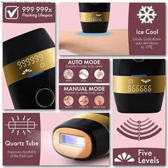 HKESTG IPL Laser Ice Cool Hair Remover – color black
