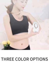 IPL 500,000 Flash Painless Permanent Laser Epilator Bikini Body for Women Home