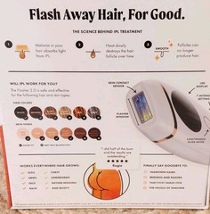 Nood The Flasher IPL Permanent Hair Removal Pain-Free LED Display 2.0 New