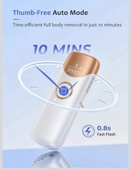 Ubroo Laser Hair Removal,IPL Hair Removal Device with 5℃ Ice Cooling,At-Home
