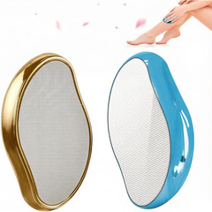 2PCS Crystal Hair Eraser for Women Reusable Hair Remover Stone, Painless Crystal