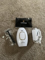 Lanveza The Premium IPL Handset Laser Hair Removal With 11 Protective Eyewear