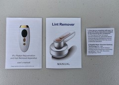 IPL Hair Removal Device Photon Rejuvenation Handset w/ Power Cord Box