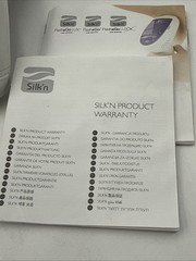 Silk’n Flash & Go Hair Removal System Device W Box Instructions Cord CD