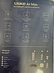 Ulike Air Max in Purple Home IPL Hair Removal Device