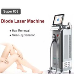 Diode 808nm Laser Hair Removal Machine For Skin Rejuvenation Wind+water+TEC