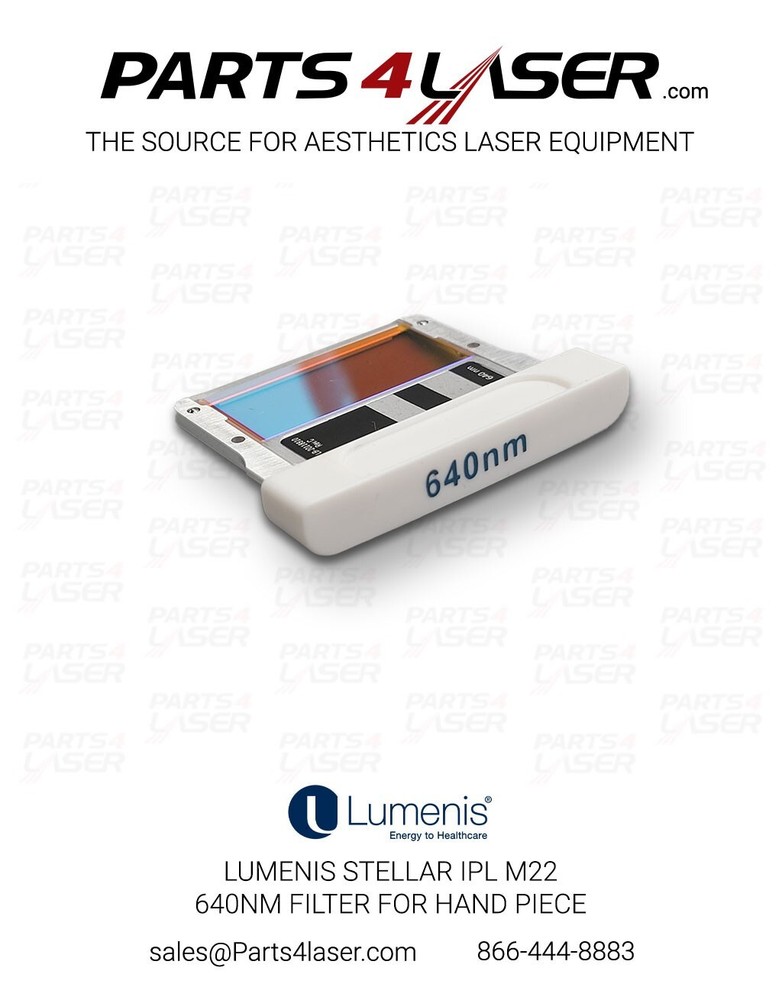 LUMENIS STELLAR IPL M22 ACNE FILTER FOR HAND PIECE KT-20116590 LUFI3481