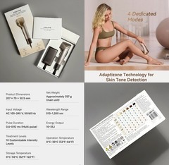 2026 DREAME Astra IPL Hair Removal Device 35J Dual Lamp Sapphire Ice Cooling NEW