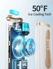 Ice-Cool IPL Hair Removal Device | 3-in-1 | Cooling Function | 9 Intensity Level