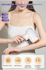 755 808 1064 Diode Laser Permanent Hair Removal Picosecond Nd Yag Tattoo Removal