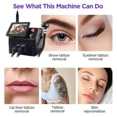 2 IN 1 Diode Laser Soprano Hair Removal Picosecond Laser Tattoo Removal Machine