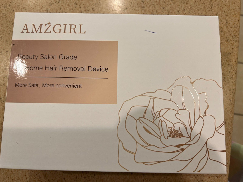 AMZGIRL Laser Hair Removal Device–plus Facial Cooling Gel