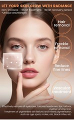 4-in-1 Ice Titanium Beauty Device: Hair Removal, IPL Spot Removal, Tattoo Remova