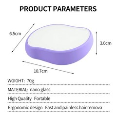 Crystal Hair Eraser Nano Glass Hair Remover Painless Reusable Body Hair Removal