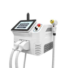 2-in-1 Ice Cooling Multi Wavelength Salon Skin Care Dual Applicator Machine