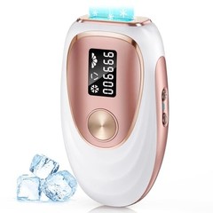 IPL Laser Hair Removal Device for Women & Men – Home 45°F Ice White Rose Gold