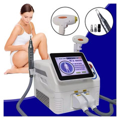 2 IN 1 808nm 532nm 1064nm Diode Laser Hair + ND YAG Pico Tattoo Removal Machine
