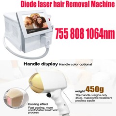 Permanent Laser Ice 808nm Diode Laser Hair Removal Machine sale face and body