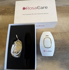 RosaCare Premium IPL Hair Removal Device Complete w/ Box, Charger & Manual