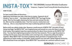 Serious Skincare INSTA-TOX Instant Wrinkle Smoothing 0.75 Fl Oz (Pack of 2)