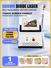 2026 3000W Permanent Depilation Diode Laser Hair Removal Machine 755 808 1064nm