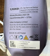 Ulike Air 10 IPL Hair Removal Device Purple – New Never Used