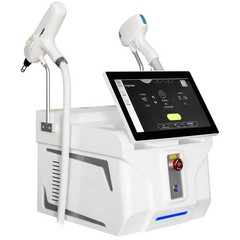 2-in-1 4000W Diode Pico Laser Ice Painless Hair & Tattoo Removal Salon Machine