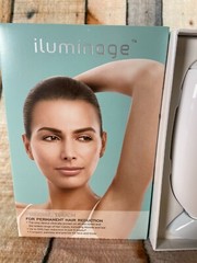 iluminage Precise Touch IPL Hair Reduction Device ELOS RF w/ Charger & Box EUC