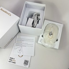 Lumi IPL Hair Removal Handset Rose Skin Co. White/Gold New Open Box
