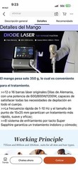 Diode Laser Hair Removal Device, Gray, LCD Touchscreen Display, Corded