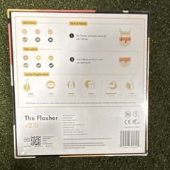 Nood The Flasher v2.0 IPL Hair Removal Device Black Pain-Free 600000 Flashes