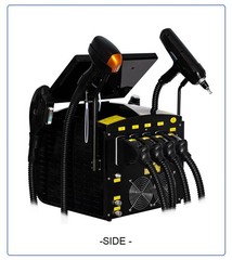 Four in one soprano titanium diode laser IPL tattoo removal machine