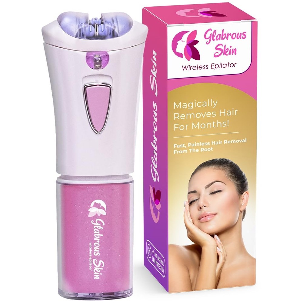 Glabrouse Skin Epilator, Glabrous Hair Remover for Face – Look Pink