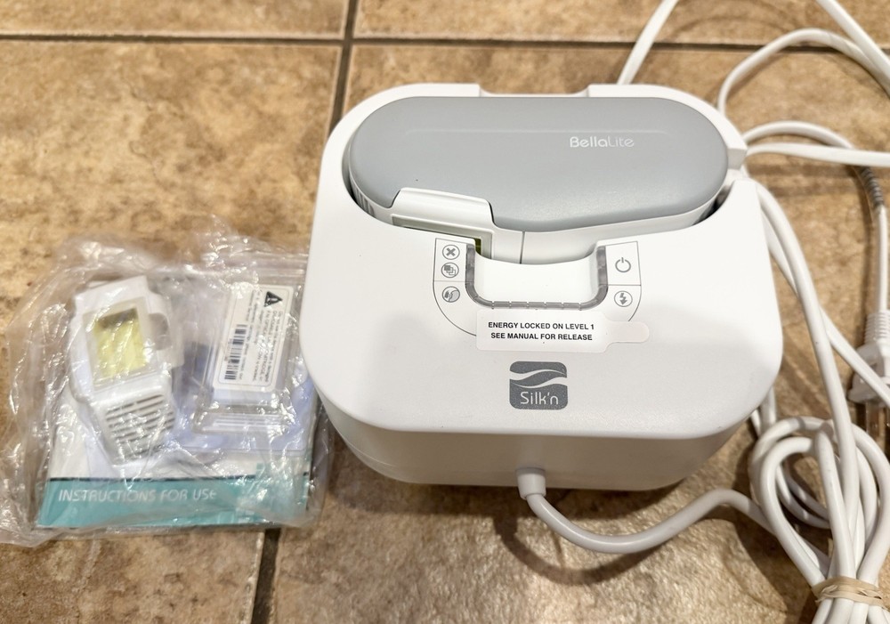 BellaLite SensEpil Silk’n Pro Home Hair Removal Complete +2 Full 1500 Cartridges