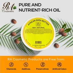 RA Cosmetics 100% Pure African Shea Butter, Golden – 16 Ounce (Pack of 1)