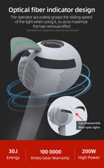 Portable Diode Laser Hair Removal Machine Ice Cooling Painless 808nm Hair Remove