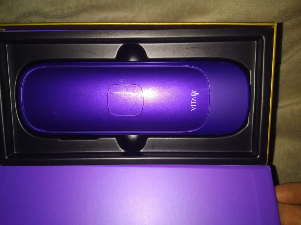 Vitaly IPL Laser Hair Removal Ice Cooling Painless Full Body Purple Open Box