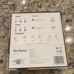 Nood The Flasher V2.0 Laser Hair Removal Handset Open Box Tested